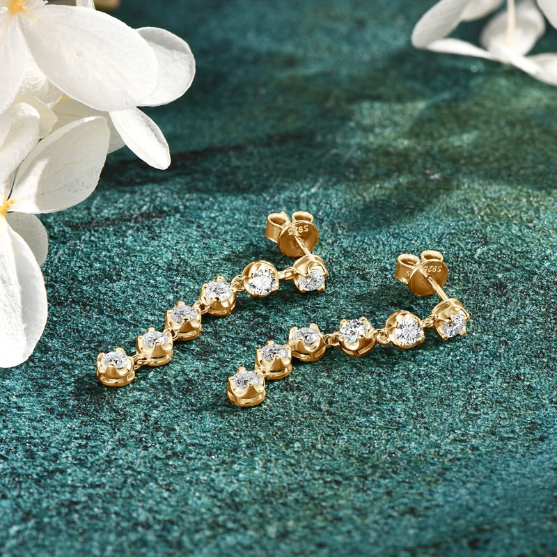 The Emily Celeste Tassel Spark Studs