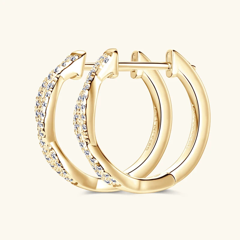 The Emily Infinity Twist Hoop Earrings