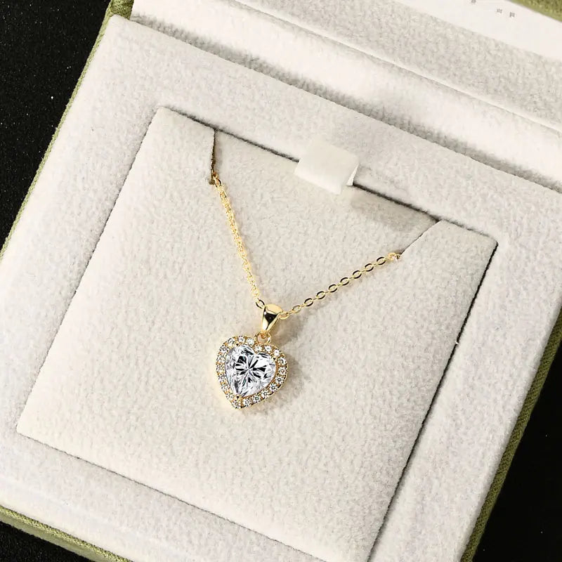 The Emily Eternal Heart 2ct Necklace