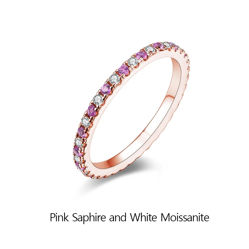 The Emily Twin Sapphire Band