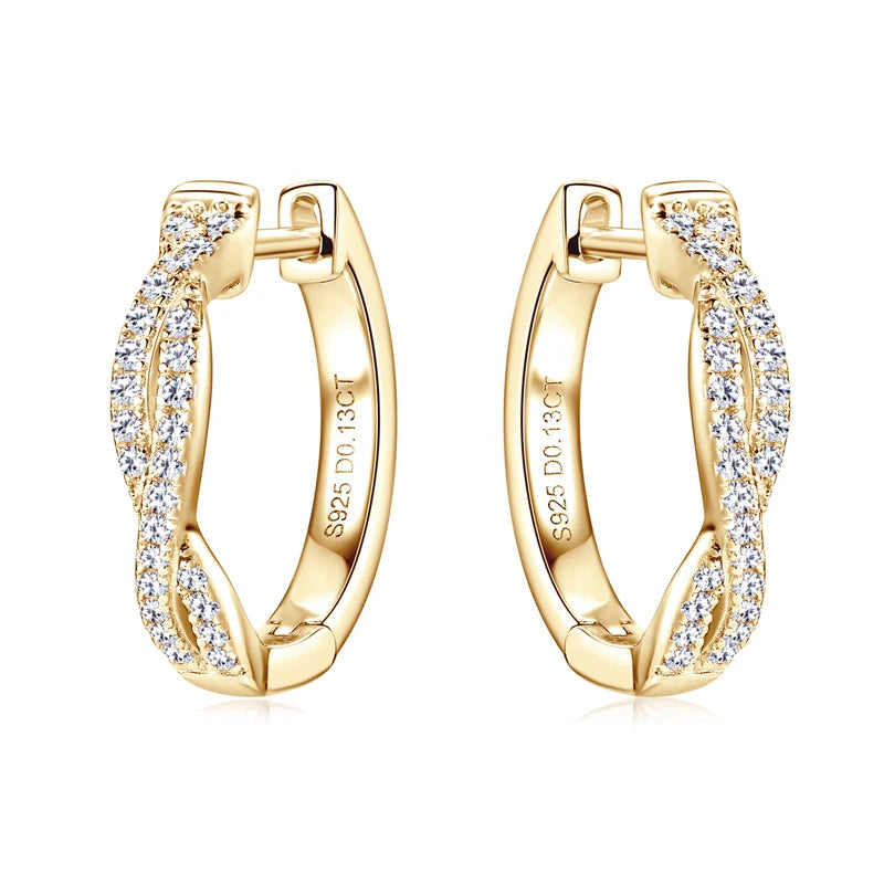 The Emily Infinity Twist Hoop Earrings