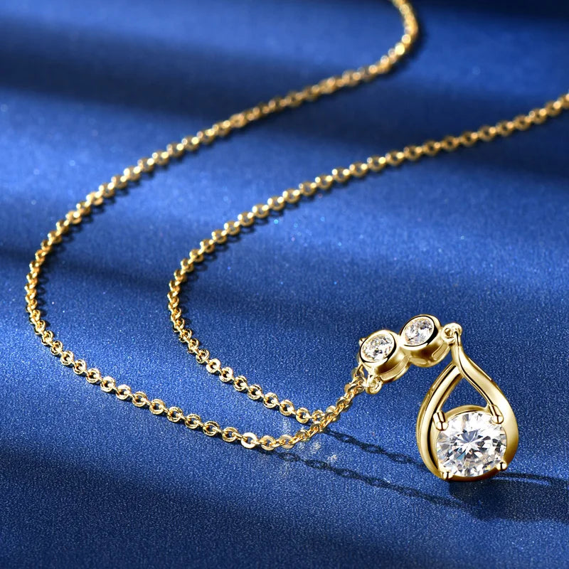 The Emily Celeste Drop Necklace