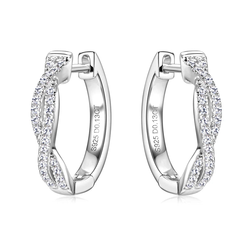 The Emily Infinity Twist Hoop Earrings