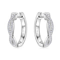 The Emily Infinity Twist Hoop Earrings