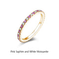The Emily Twin Sapphire Band