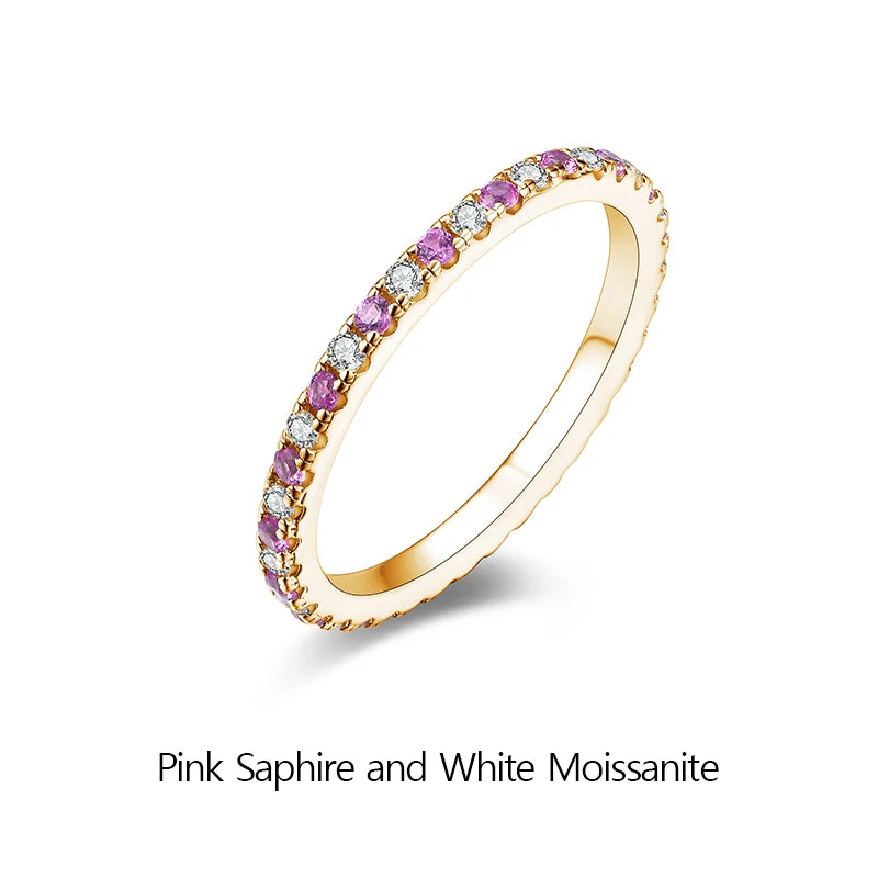 The Emily Twin Sapphire Band