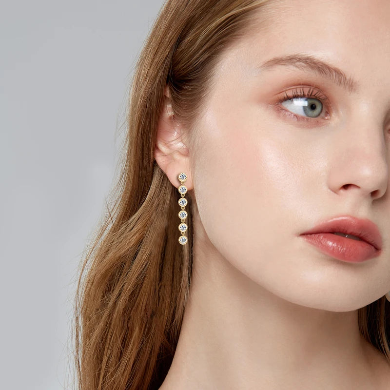 The Emily Celeste Tassel Spark Studs