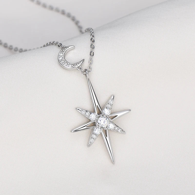The Emily Star & Moon Glow Necklace