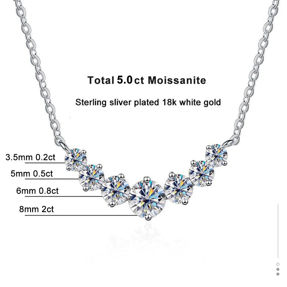The Emily Eternal White Gold Necklace