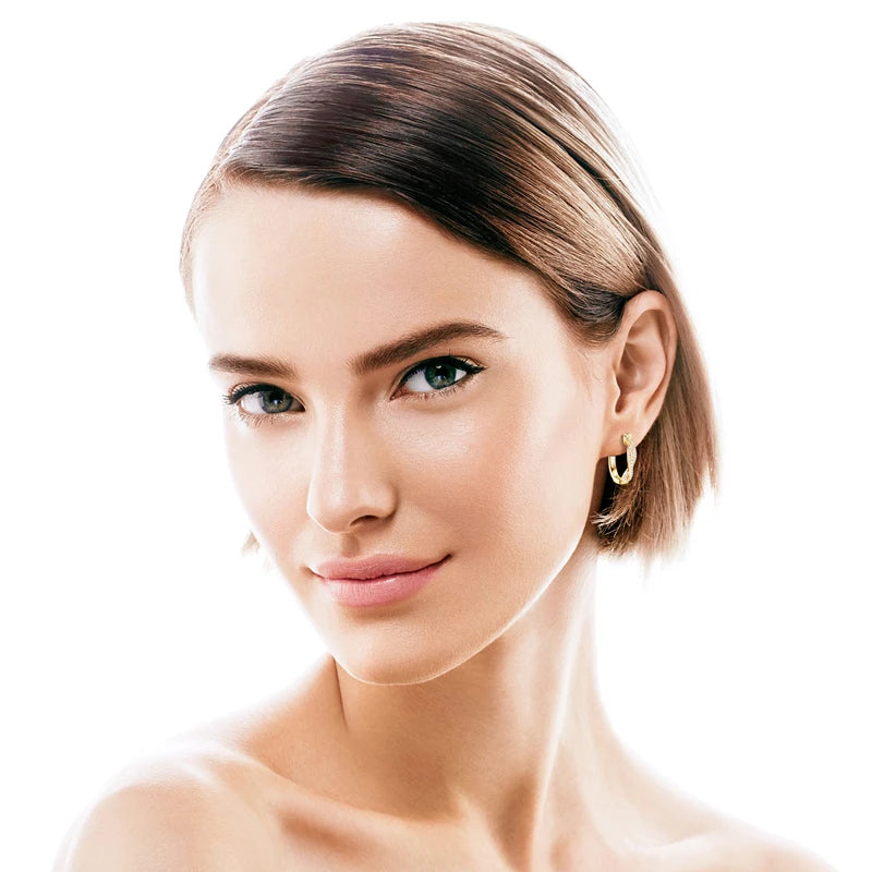 The Emily Infinity Twist Hoop Earrings