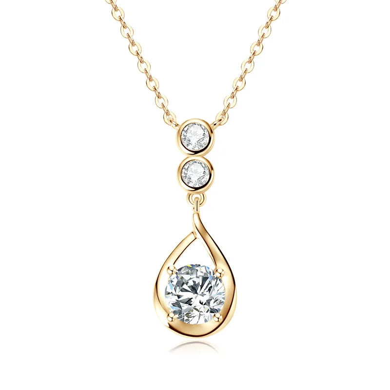 The Emily Celeste Drop Necklace
