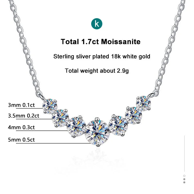 The Emily Eternal White Gold Necklace