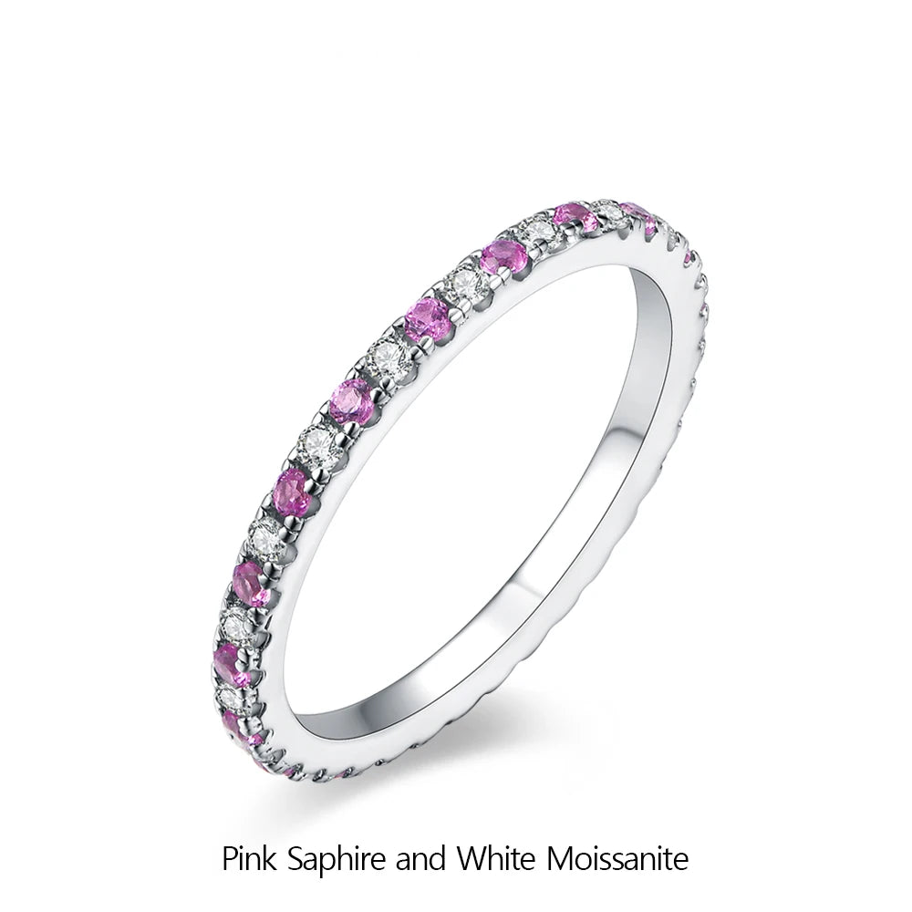 The Emily Twin Sapphire Band