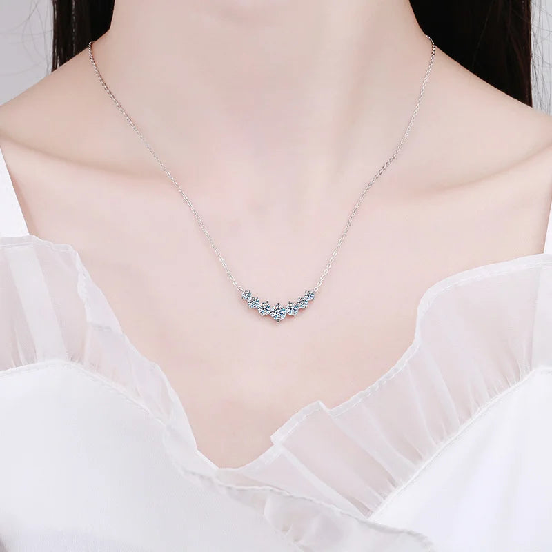 The Emily Eternal White Gold Necklace