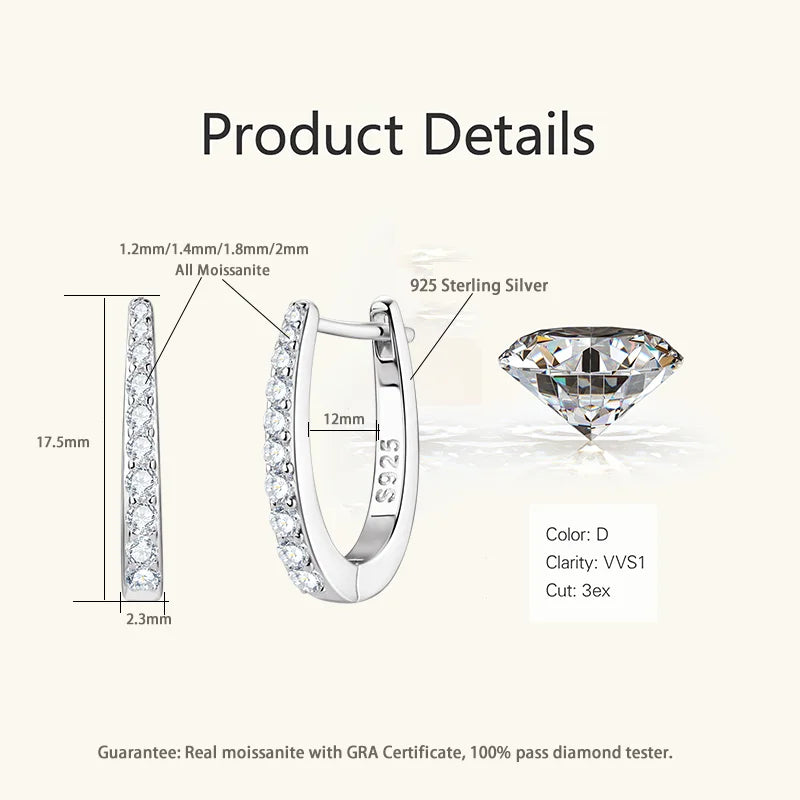 The Emily Eternal Hoop Spark Earrings