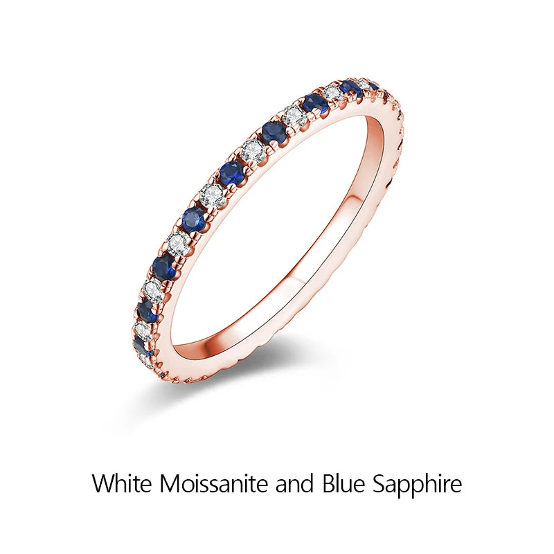 The Emily Twin Sapphire Band