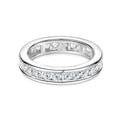 The Emily Eternal Groove Moissanite Band ring