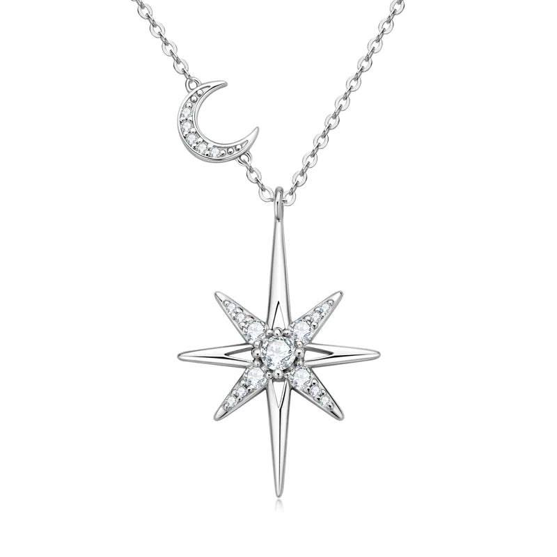 The Emily Star & Moon Glow Necklace
