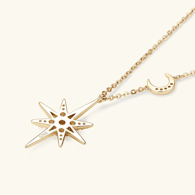 The Emily Star & Moon Glow Necklace