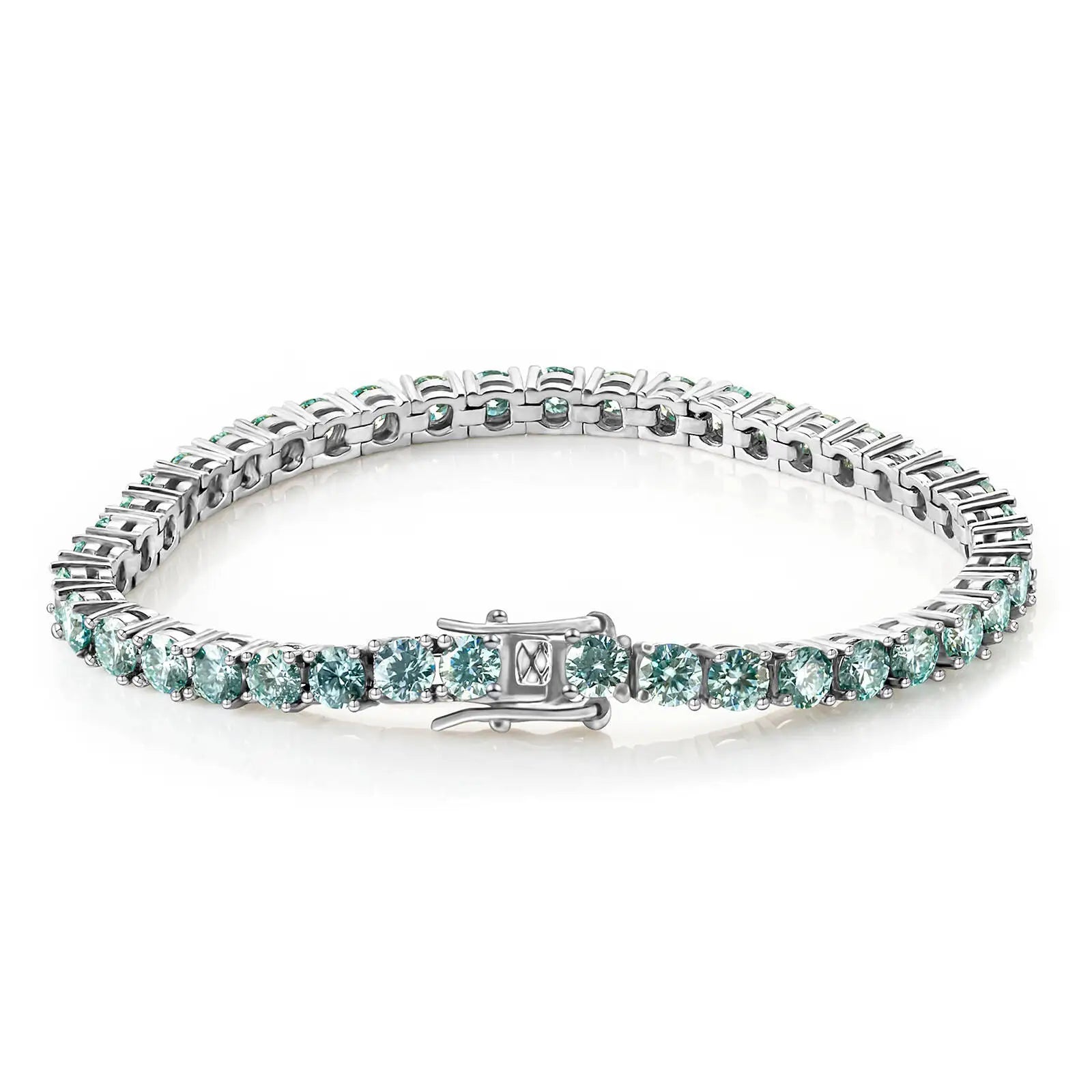 The Emily Sapphire Light Tennis Bracelet-unisex