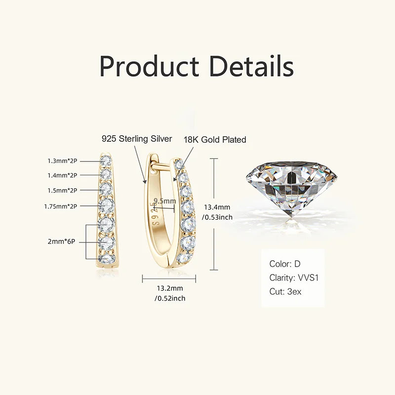 The Emily Eternal Hoop Spark Earrings
